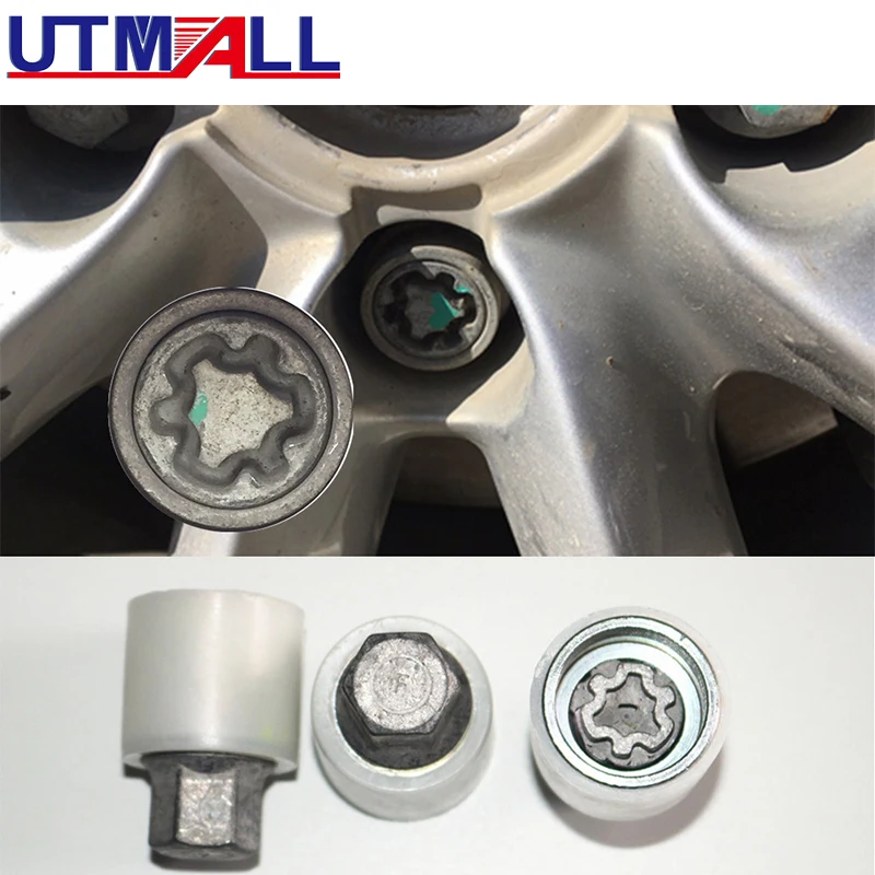 21 шт. автомобиль Стопорная гайка колеса инструменты для демонтажа ключ сокета