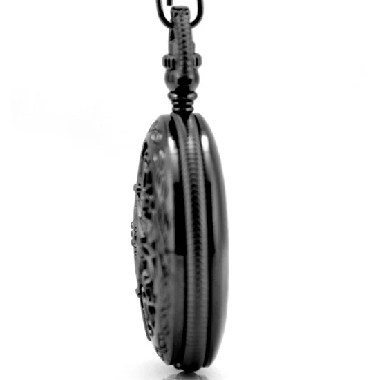 5 шт. Винтаж полые китайский узел механический цепочки для карманных часов черный