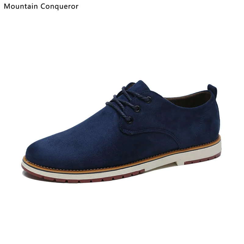 Mountain Conqueror Men shoes classic color Casual Autumn Winter New Ankle Boots Brand Male Suede Leather boots men Size 39-44 | Обувь