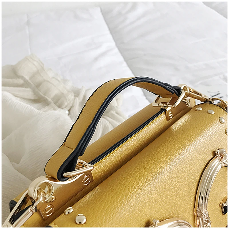 2019 Новая высококачественная маленькая квадратная сумка на одно плечо женская