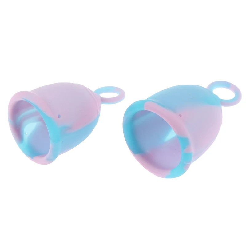 

Чашка менструальная Женская многоразовая, 2 размера, из мягкого силикона