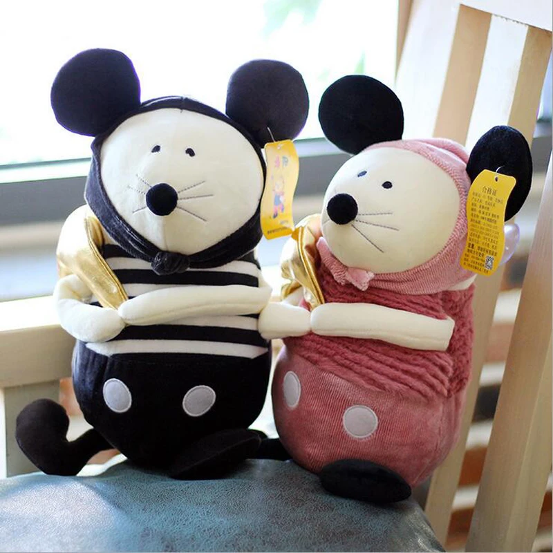 

35cm New Creative Mouse Plush Toy Stuffed Animal Cute Cartoon Small Mouse Toys Plush Doll Children Ragdoll Gift