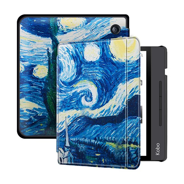 starry sky Чехол для Tolino Vision 5 eReaders из искусственной кожи чехол для Tolino vision 5 7 дюймов тонкий защитный чехол sleepover - Цвет: starry sky