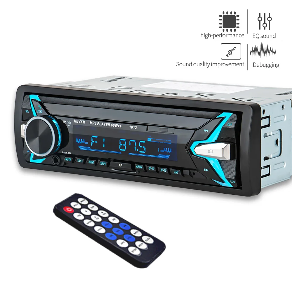 Новый 12V автомобильный аудио стерео радио Bluetooth V3.0 In-dash 1 Din FM Aux Вход приемник SD USB MP3