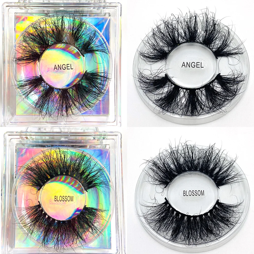 1 пара ресниц 27 мм Драматические Длинные Многослойные накладные ресницы густые