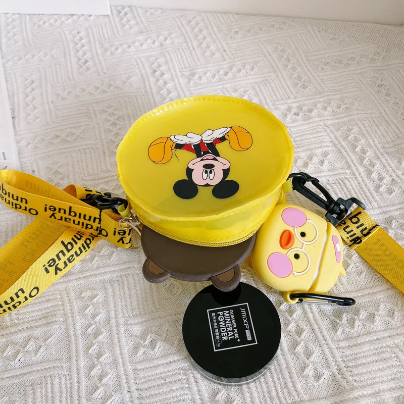 Детская сумка-мессенджер Disney с мультяшным Микки модный школьный ранец принцессы