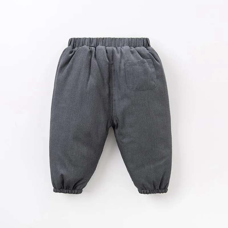 Dave bella/осенне-зимние штаны для маленьких мальчиков и девочек детские длинные с