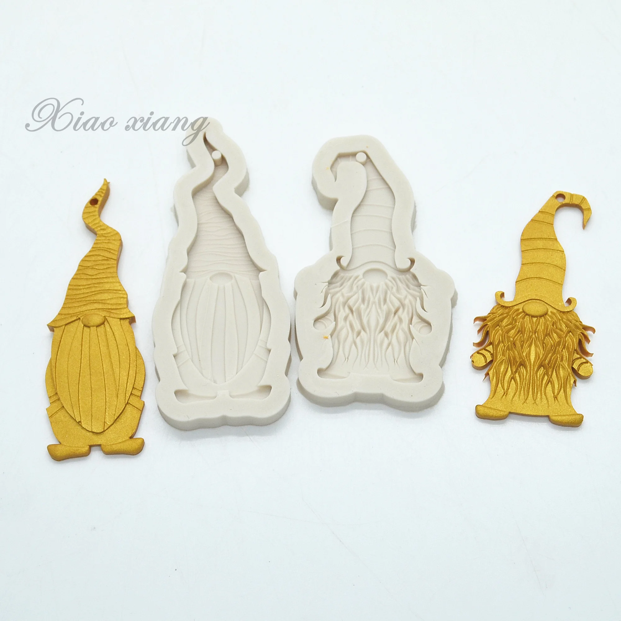 2 шт. Санта голова силиконовая форма инструменты для украшения Рождественского