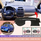 Чехлы на приборную панель автомобиля для Volkswagen VW POLO MK4 02  08 9N 9N3, правый и левый руль, коврик, затеняющая подушка, коврики, аксессуары