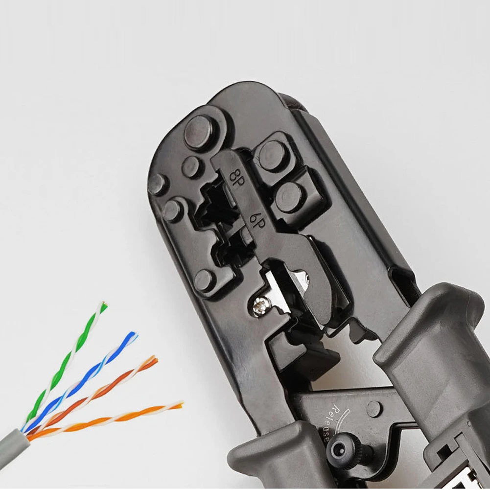 

3 in 1 Ratchet Crimper Cable Cutter Wire Stripper Pliers Electrical Clamp with Tester Hand Tools for Electrician