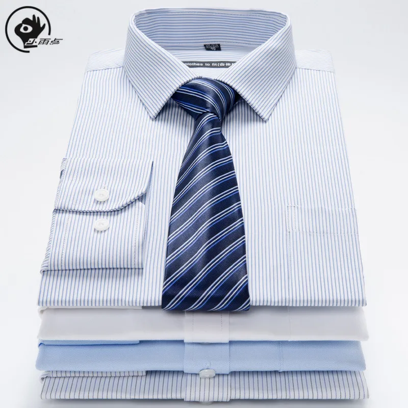 Мужская классическая рубашка с длинными рукавами белая деловая капюшоном Осень