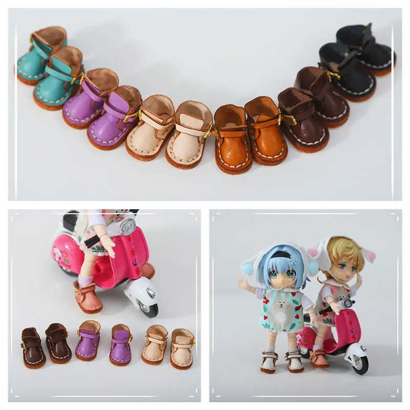 Детская обувь из коровьей кожи OB 11 высокие туфли детская кузов тела 12 BJD детское