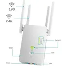 Мини-роутер Wi-Fi гигабитный, 1200 Мбитс, 2,4 ГГц и 5,8 ГГц