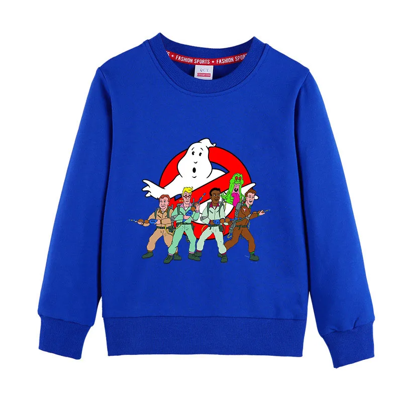 

2021 Ghostbusters Children's Hoodies Kids Sweatshirts Baby Cotton Pullover Tops Girls Boys Autumn Clothes