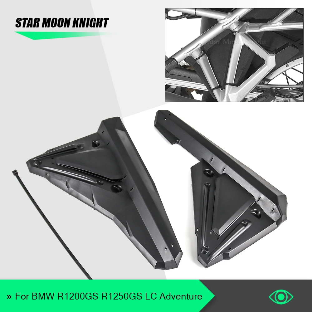 

Side Frame Panel Splash Guard Pillion Footrest Holder Fender Mudguard Extension Protector Cover For BMW R1200GS R1250GS LC Adv