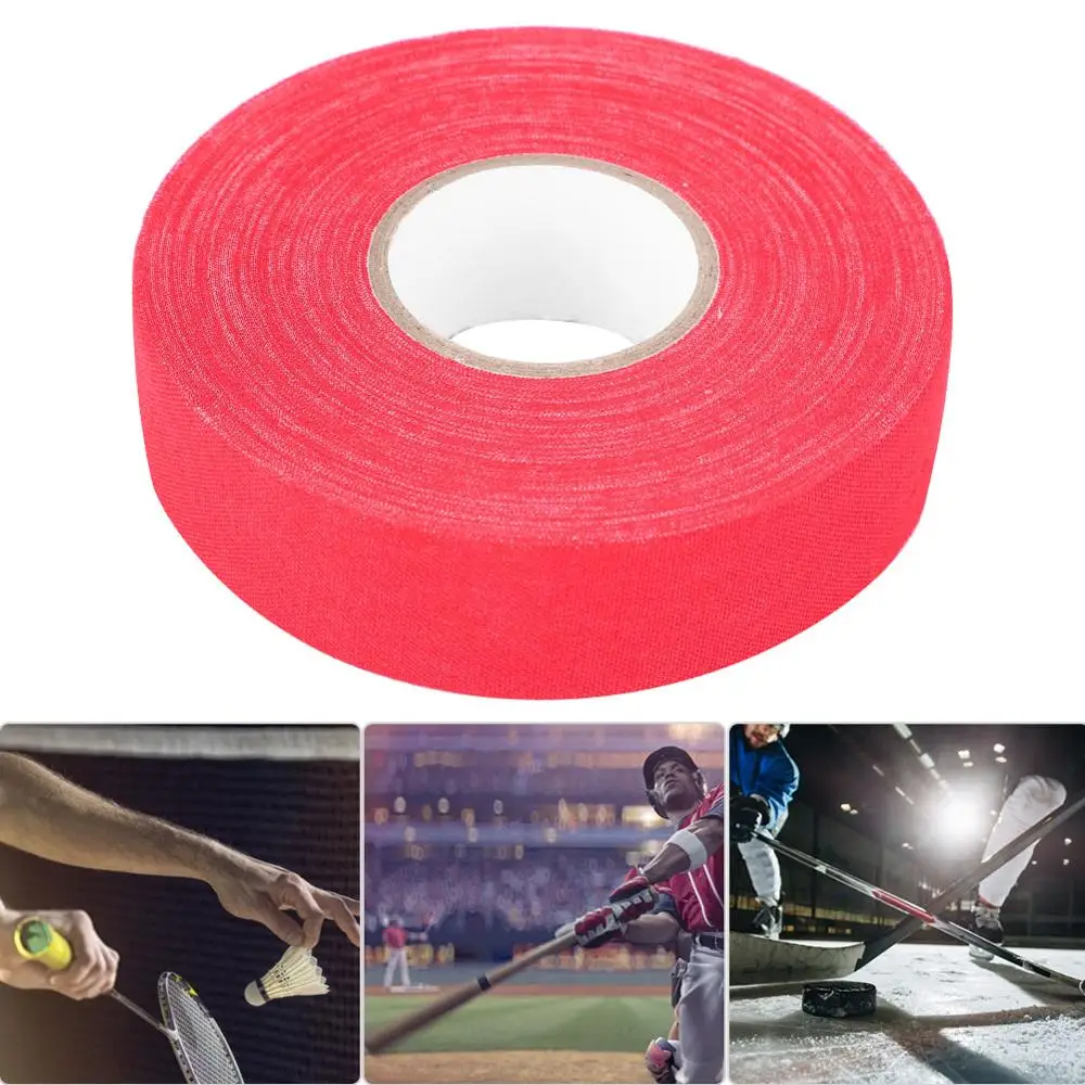 

2.5CMx25M Hockey Protective Tape Wear-Resistant Non-Slip Waterproof Cotton Elastic High-Viscosity For Rod Racket Sport Equipment