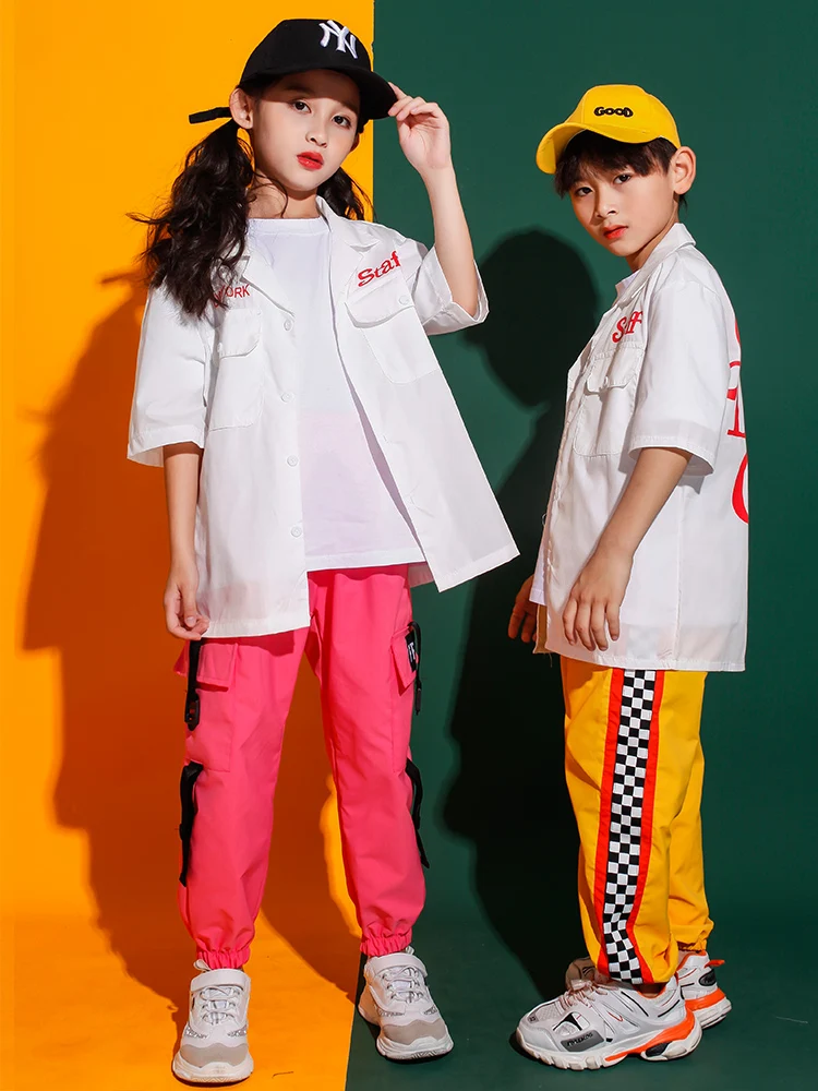 Джаз для мальчиков современные танцевальные костюмы белая футболка штаны бега