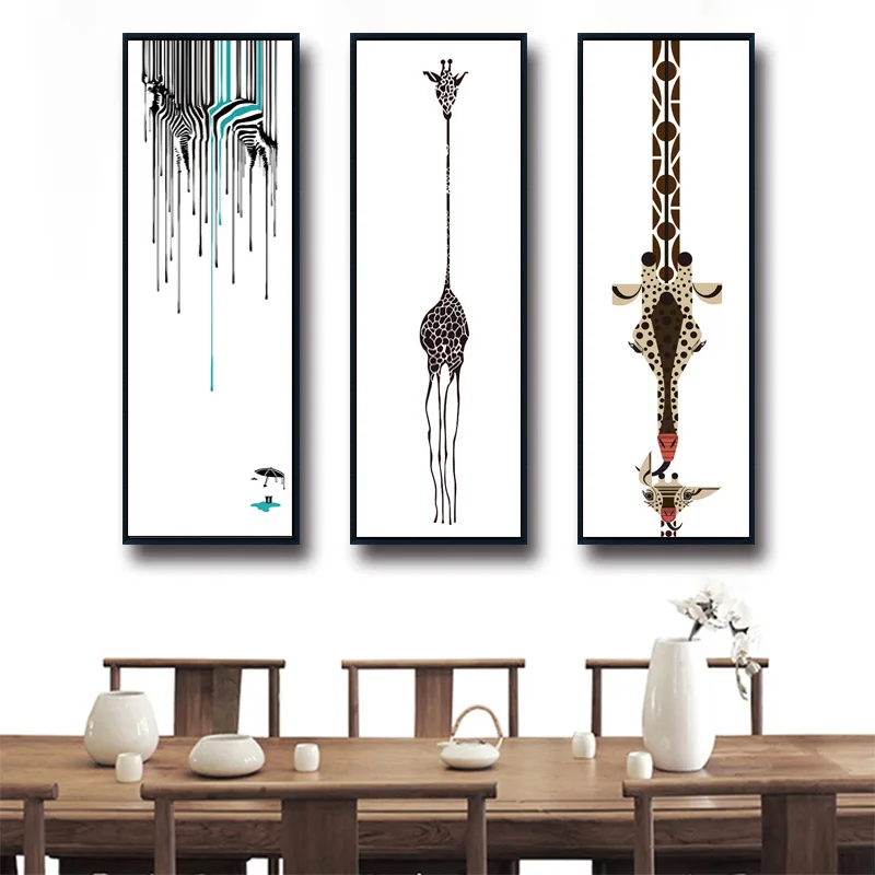 Длинная вертикальная версия картина для украшения крыльца скандинавские