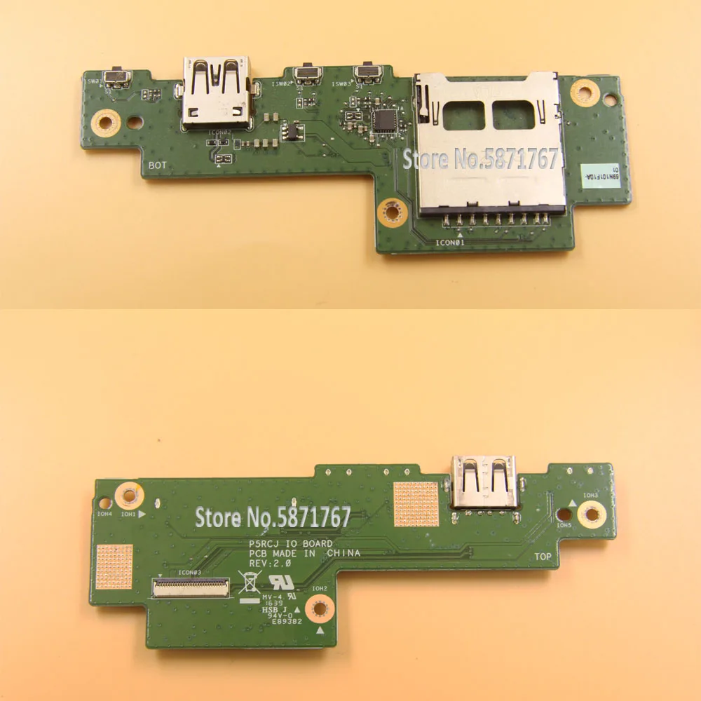 Оригинальный ноутбук Acer Aspire R5 571 571T 571TG P5RCJ плата ввода вывода USB Мощность Кнопка