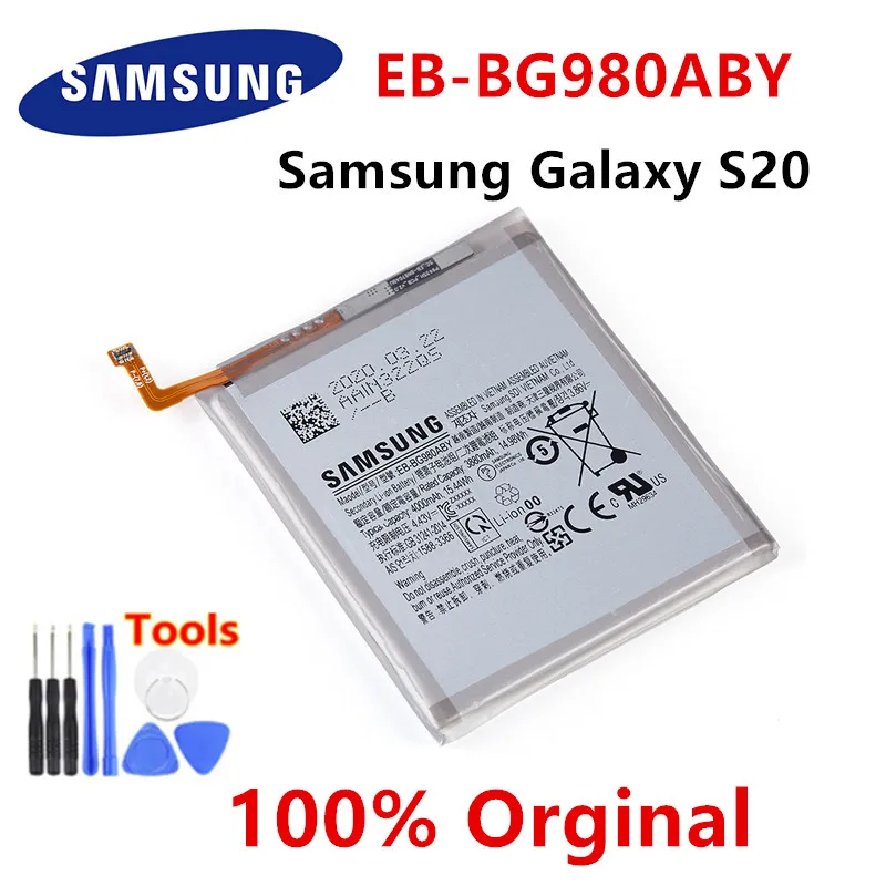 SAMSUNG-EB-BG988ABY original de EB-BG980ABY para Samsung Galaxy S20, S20 Plus, S20 +, S20 Ultra-1