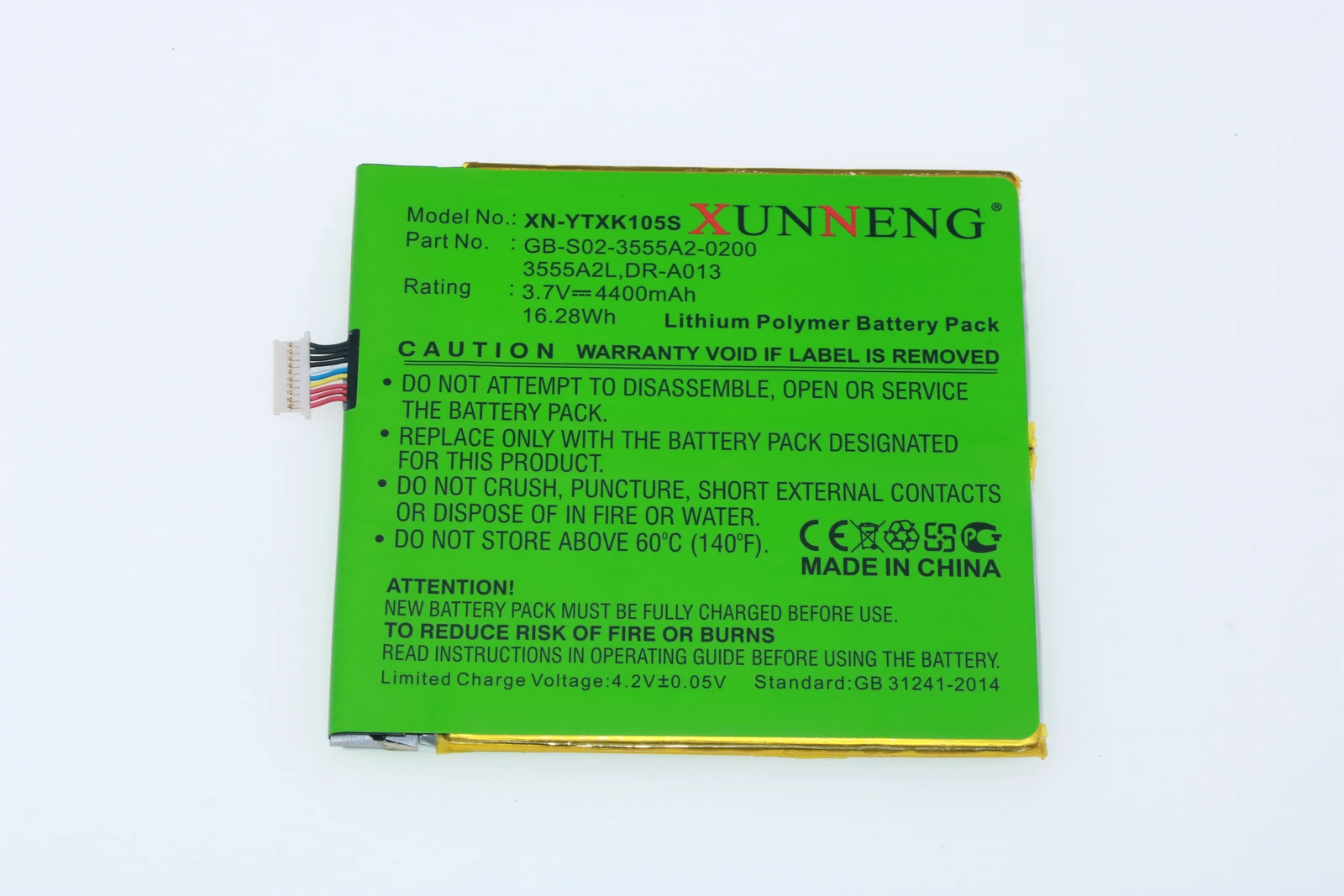 

Battery for Amazon kindle Fire D01400 Replacement 3555A2L DR-A013 E3GU111L2002 GB-S02-3555A2-0200