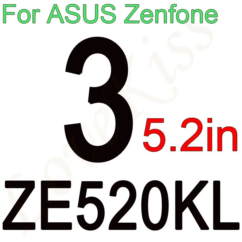 ZE520KL Закаленное стекло 9H для ASUS Zenfone 4 Max ZC554KL 3 Max ZC520TL Go ZB500KL 3 2 Laser ZE500KL Selfie ZD551KL Защитная пленка для экрана - Цвет: ZE520KL