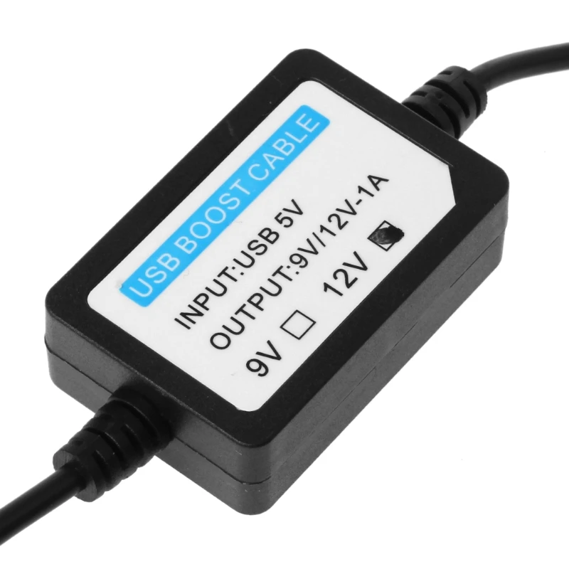 

C5AB USB 5V To 12V 5.5x2.1mm Step up Adapter Cable For WiFi Router LED Strip Light