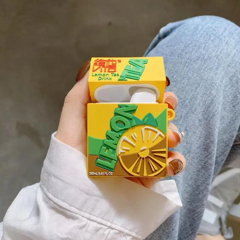 Vitasoy бутылка для лимона Форма силиконовый защитный чехол Зарядка 2 палец кольцо 1