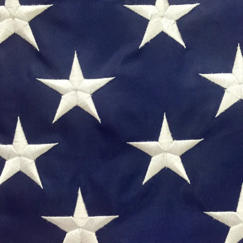 90*150cm Outdoor USA Flag US Waterproof Nylon Embroidered Stars Sewn Stripes Brass Grommets American Flags and Banners | Дом и сад