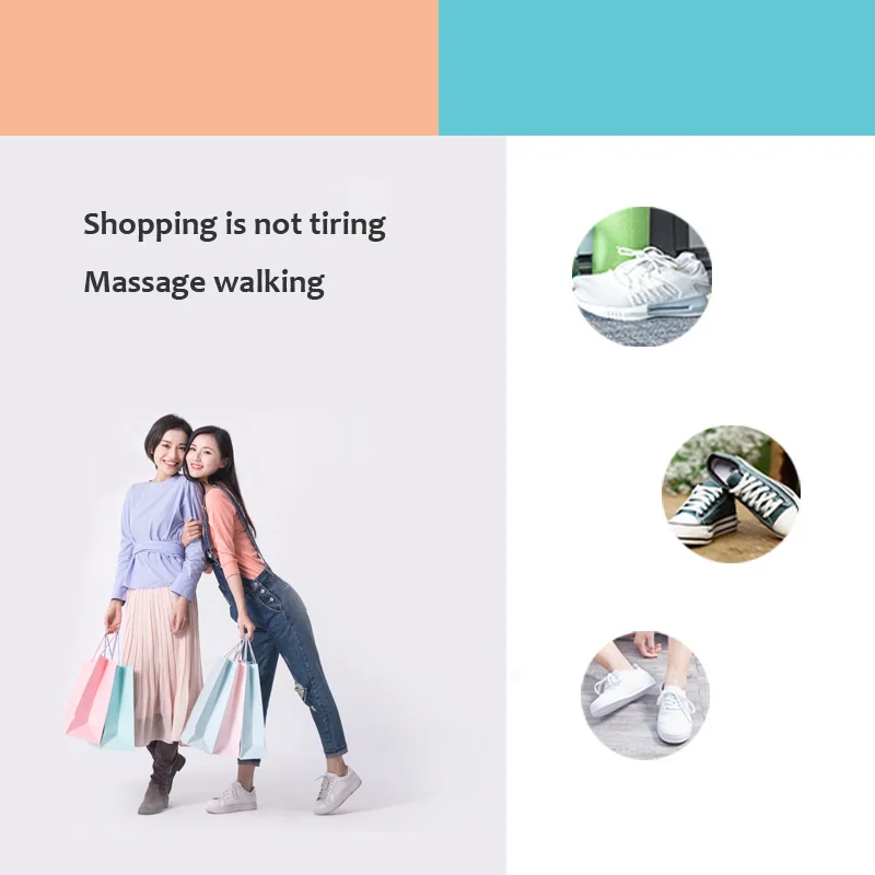 Magnetic Therapy Massage Insoles 18 Magnets Health Acupressure Slimming Shoe Pads for Unisex Relieve Foot Pain Weight Loss