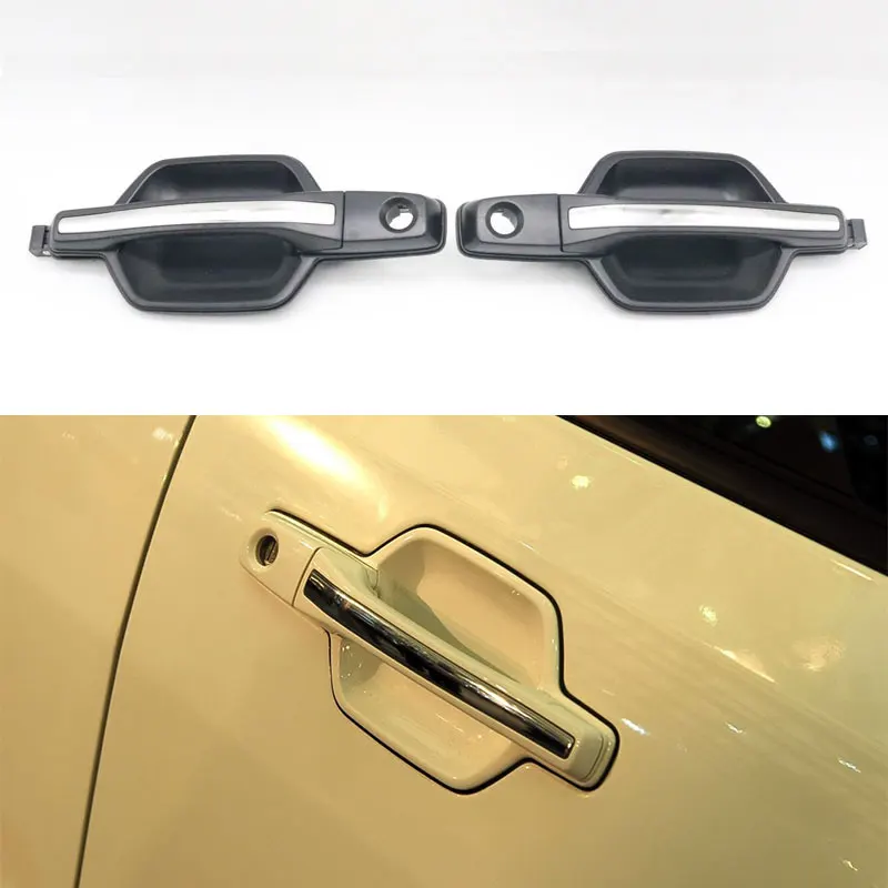 

1 Pair Car Front Outside Exterior Door Handle for Mitsubishi Pajero Montero Shogun MK3 III V73 V75 V77 V78 2000 2001 2002-2006