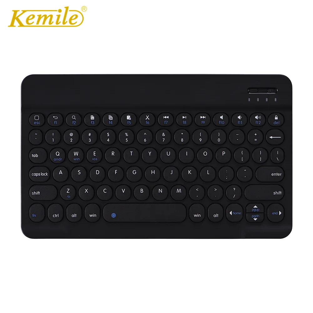 Ультратонкая Bluetooth клавиатура для IOS Samsung Android Tablet Windows iPad 9 7 10 5 беспроводная