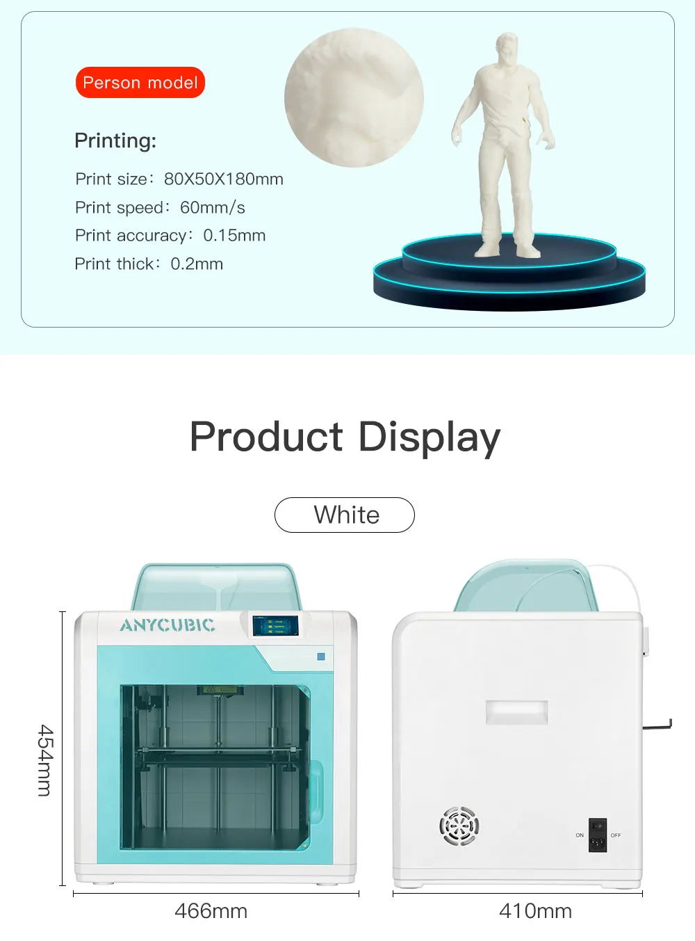 Anycubic 3d принтер Formax 4Max Pro размера плюс Закрытая печать пространство Настольный уровень печать 3D Diy комплект Impressora 3d drucker