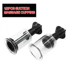 Крученая вакуумная баночка с присоской, массажная баночка для сосков, фетиш, пластиковый увеличитель, увеличитель сосков, массажер для тела и груди