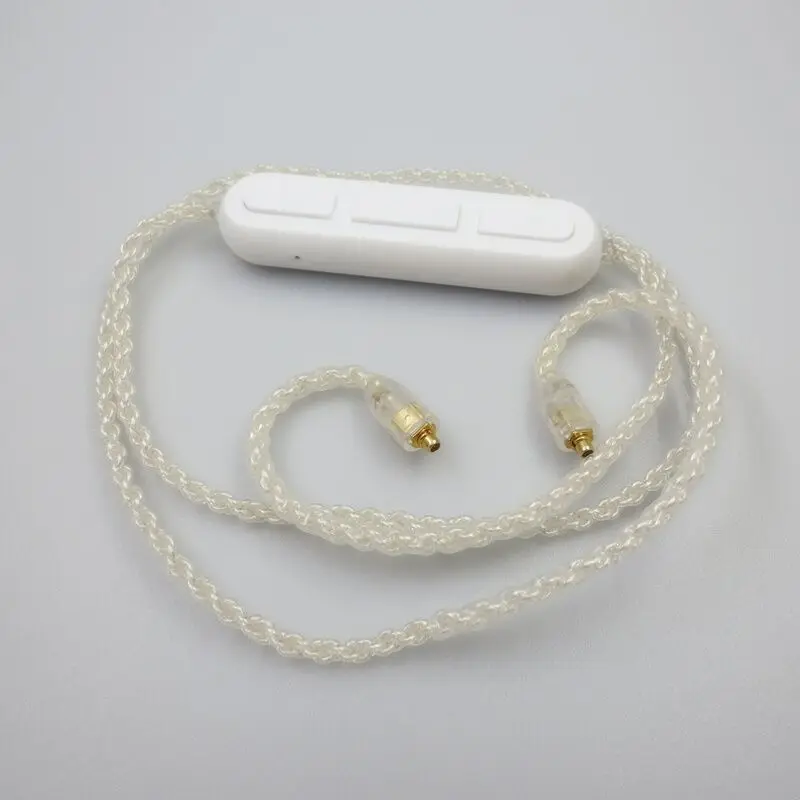 Посеребренный сменный аудиокабель для Sennheiser IE80s Shure Se535 SE846 Im50 Im70 TF10 наушники Bluetooth