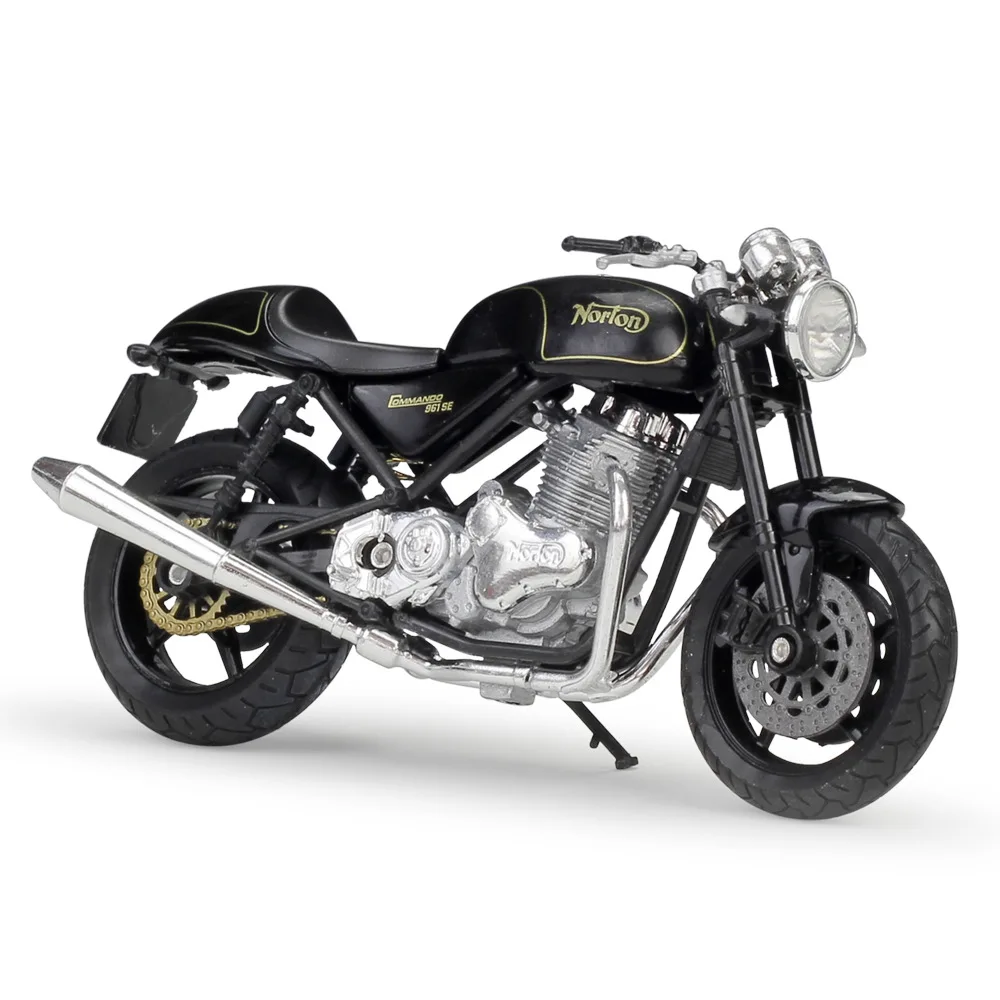 Welly 1:18 модели мотоциклов Norton Commando 961 модель мотоцикла миниатюрная гоночная