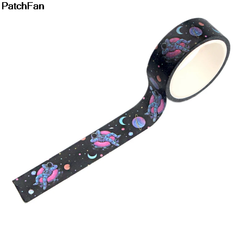 Patchfan астронавт в космосе DIY Скрапбукинг клейкая бумага Васи маскирующая лента печатные узоры наклейки A2388
