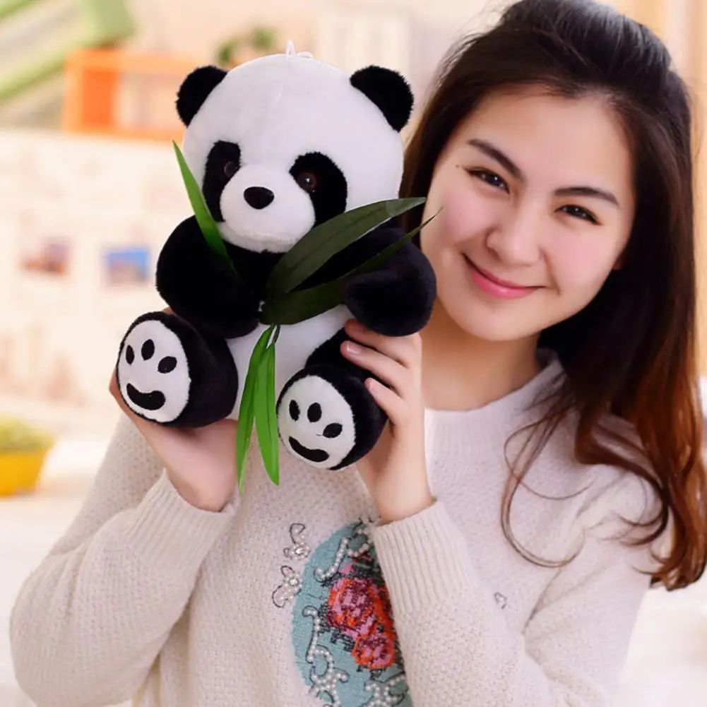 Плюшевые игрушки в виде панды милая машинка для захвата кукла детей подарок на