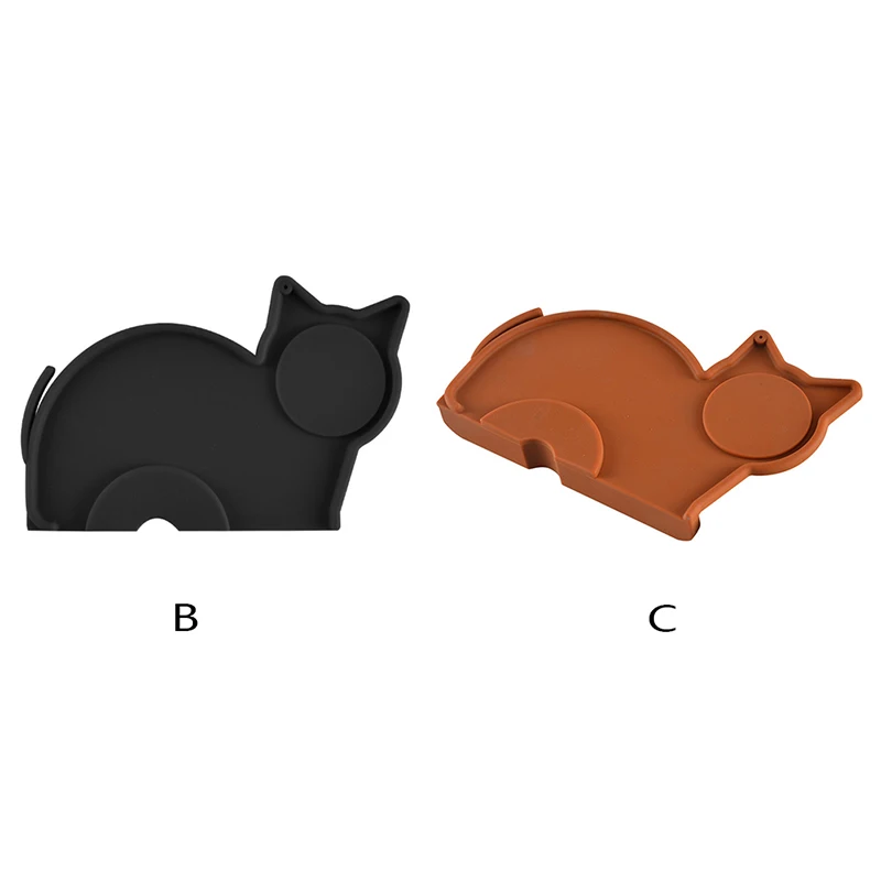 Кухонный силиконовый коврик для темпера кофе настольный нескользящий мягкий