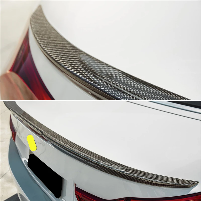 

Use For BMW 4 Series Coupe F33 M4 F83 Spoiler 2014--19 Year Cabriolet Carbon Fiber Rear Wing RKP Style Accessories Body Kit
