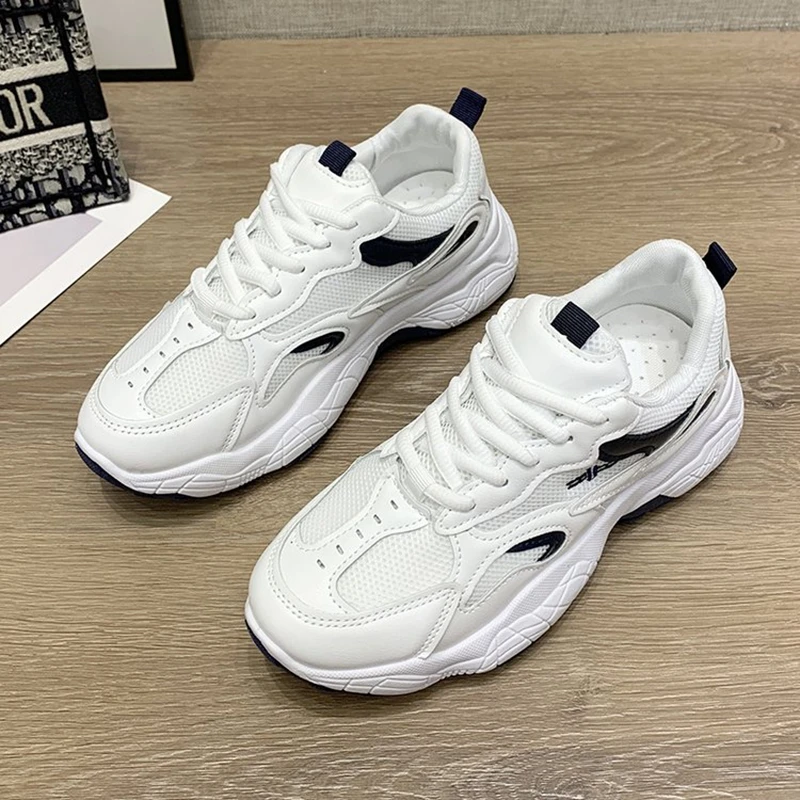 

Women New Fashion Shoes Girls Mesh breathable shoes Antislip Lace-up shoes Zapatos De Mujer Tenis Zapatillas