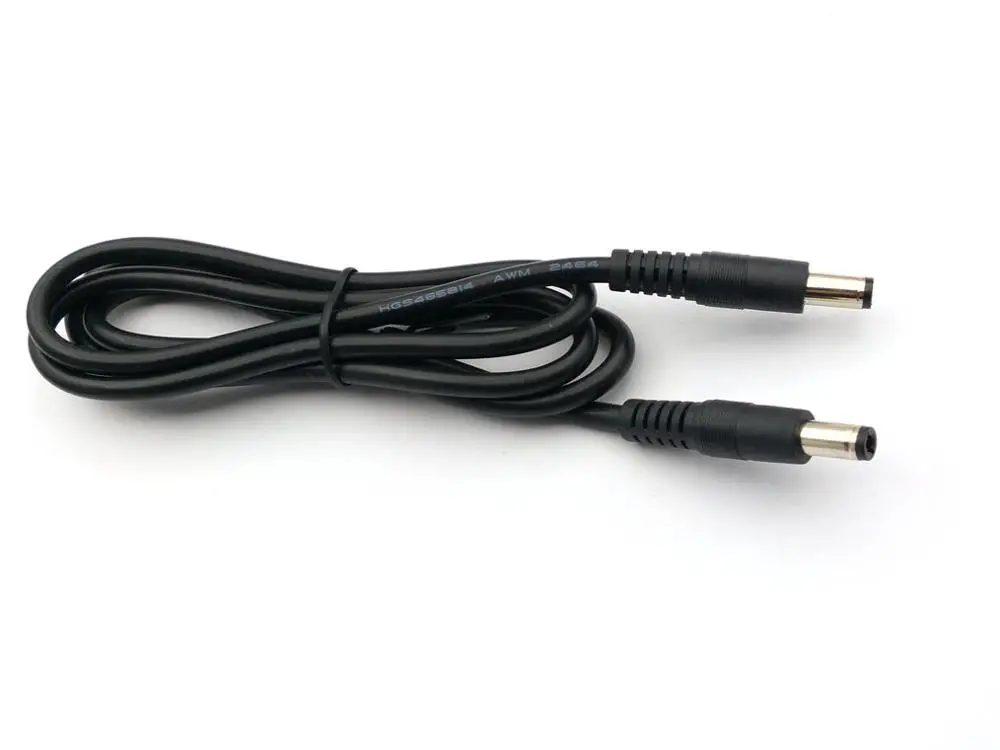 

Кабель питания постоянного тока, 100 см, 5,5 мм x 2,5 мм, штекер-штекер, разъем M/M, 1 шт.