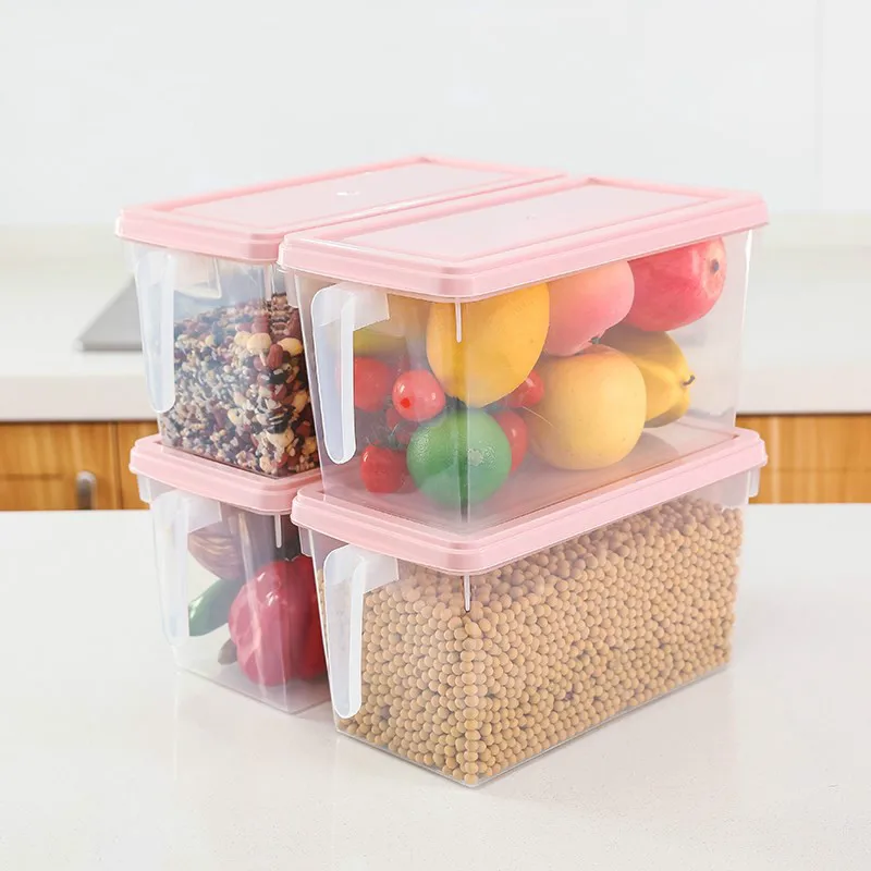 4 шт. ящик для хранения холодильника прямоугольный яиц пластиковый отделочный