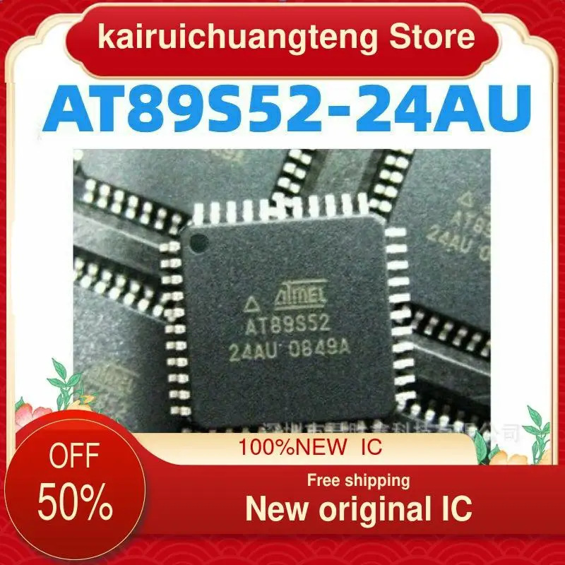 

10-200PCS AT89S52 AT89S52-24AU New original IC