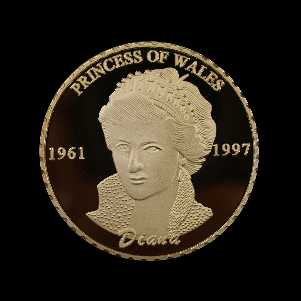 5 шт./компл. принцесса Диана памятная монета последняя Роза Англия коллекционные