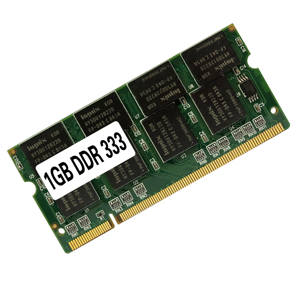 Ноутбук с оперативной памятью в SO DIMM PC2700 DDR 333 МГц 200PIN 1 ГБ/DDR1 DDR333 PC 2700 200 булавки для