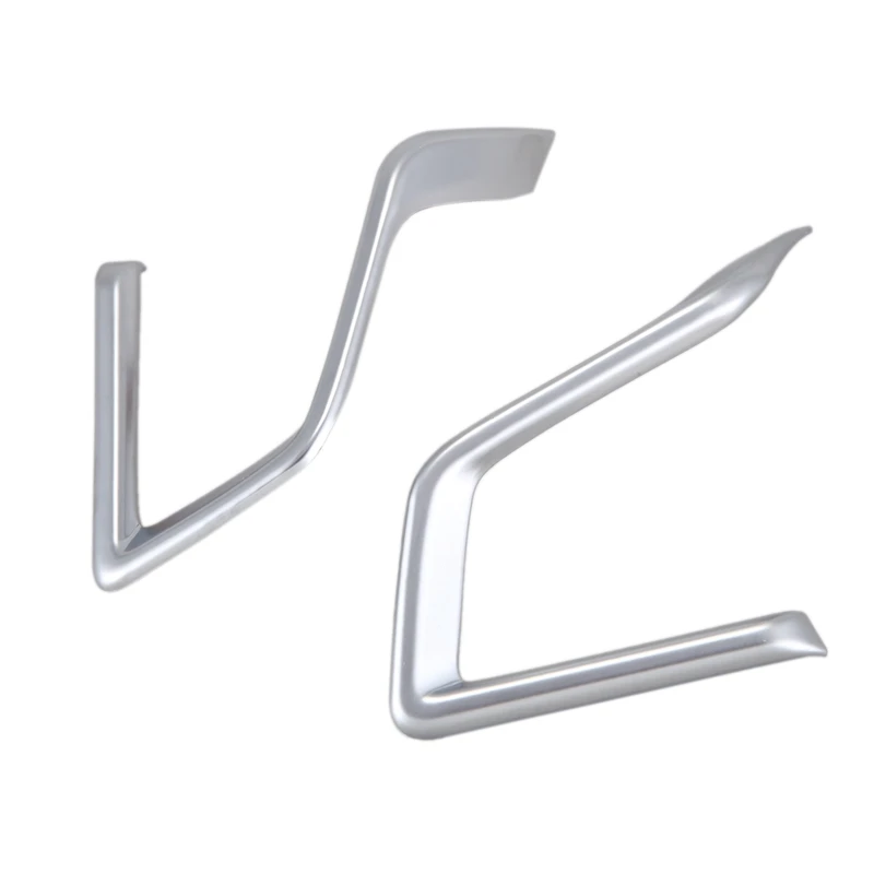 ABS Серебряный переключатель рулевого колеса планки Крышка для Subaru Forester Crosstrek XV 2018