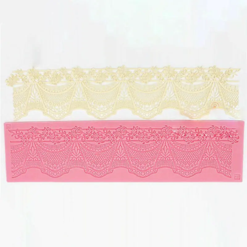 Кружева силиконовые формы для сладких изделий украшения Fondant (сахарная) коврик