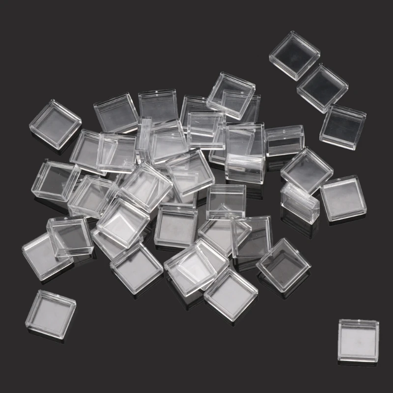 

100Pcs Clear Plastic Pushbutton Switch Tact Button Keycaps Covers Protector