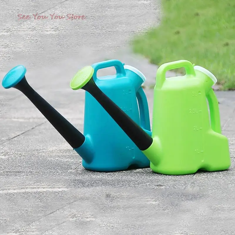

NEW 3/5L Large Capacity Garden Watering Can with Long Mouth Plastic Plant Watering